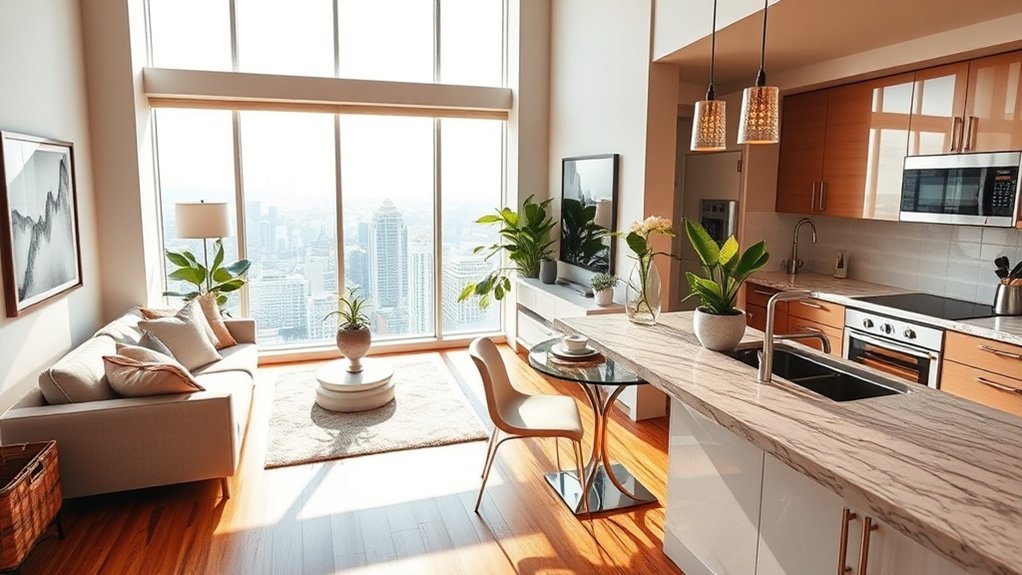 caractéristiques d'appartement de qualité t2