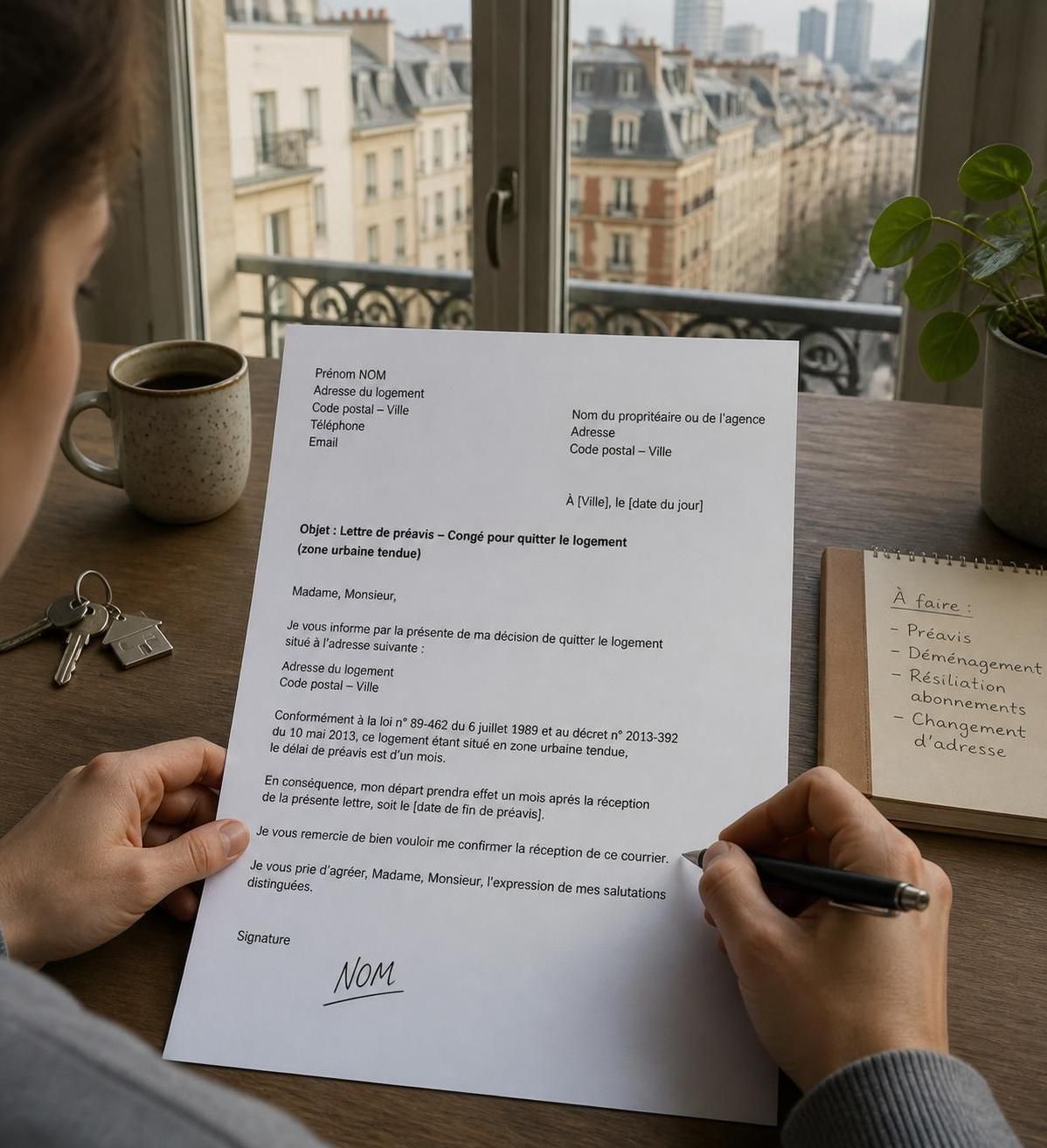 découvrez comment rédiger une lettre de préavis d’un mois efficace pour quitter votre logement en respectant la législation en vigueur et les bonnes pratiques.