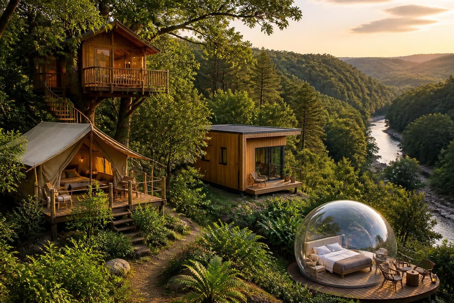 explorez les logements insolites en ardèche pour vivre un séjour unique et inoubliable au cœur de la nature.
